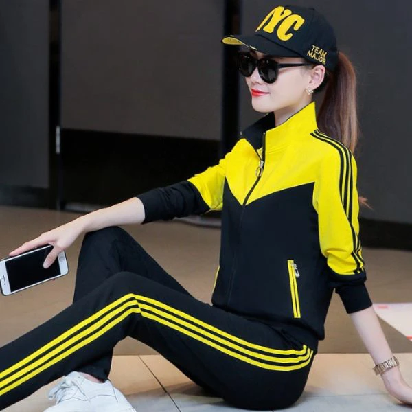 休闲运动服套装女2025春秋季新款时尚运动服广场舞健身操运动服