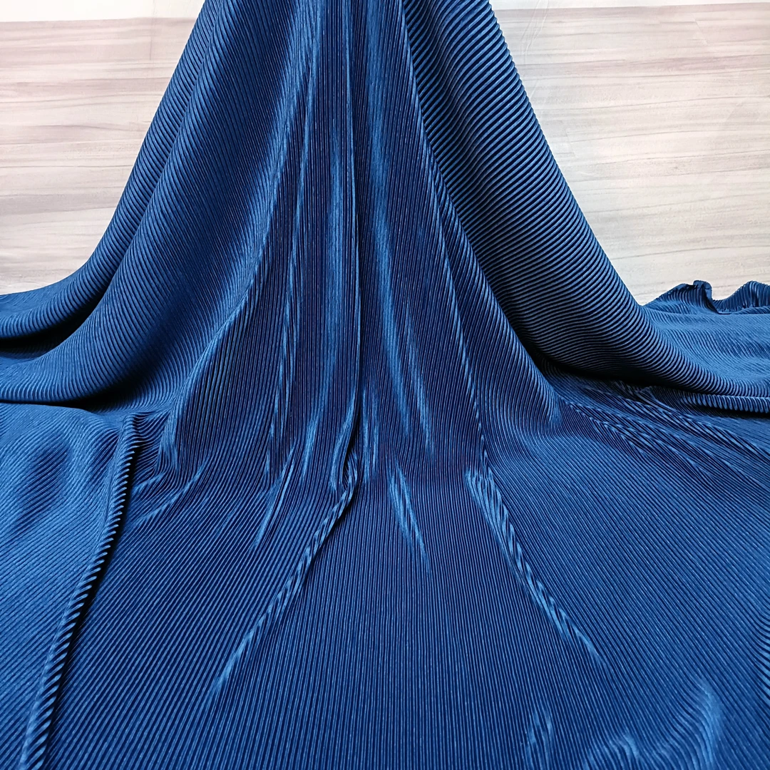 春夏装新款双皱布料裙子阔腿裤面料包邮一米价纯色ins