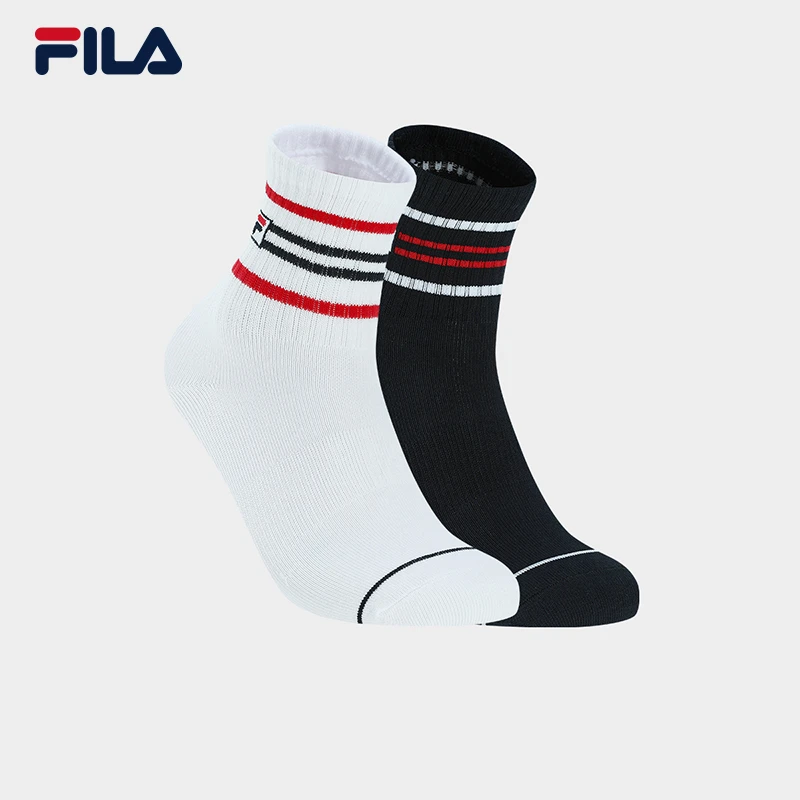 Fila/斐乐女士秋季新款【时尚休闲舒适保暖】中腰袜套装F13W449361F