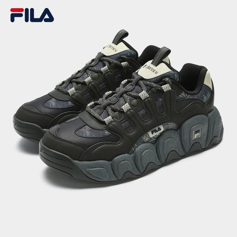 Fila/斐乐男【FILA X 卢梭 可颂鞋】秋季休闲舒适面包鞋F12M441121F