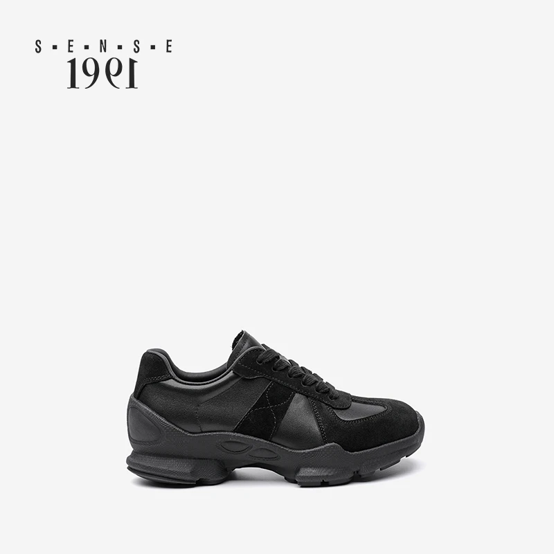 S·E·N·S·E 1991复古牛皮时尚女鞋防滑透气运动鞋舒适百搭休闲鞋