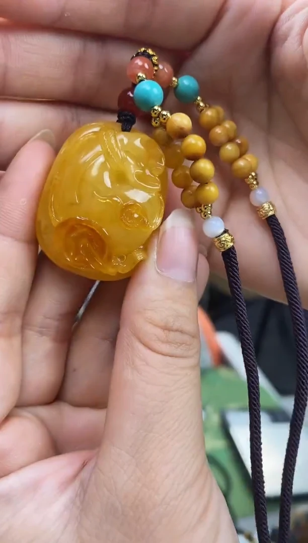 【闪购商品】蜜蜡裸石未镶嵌蜜蜡吊坠
