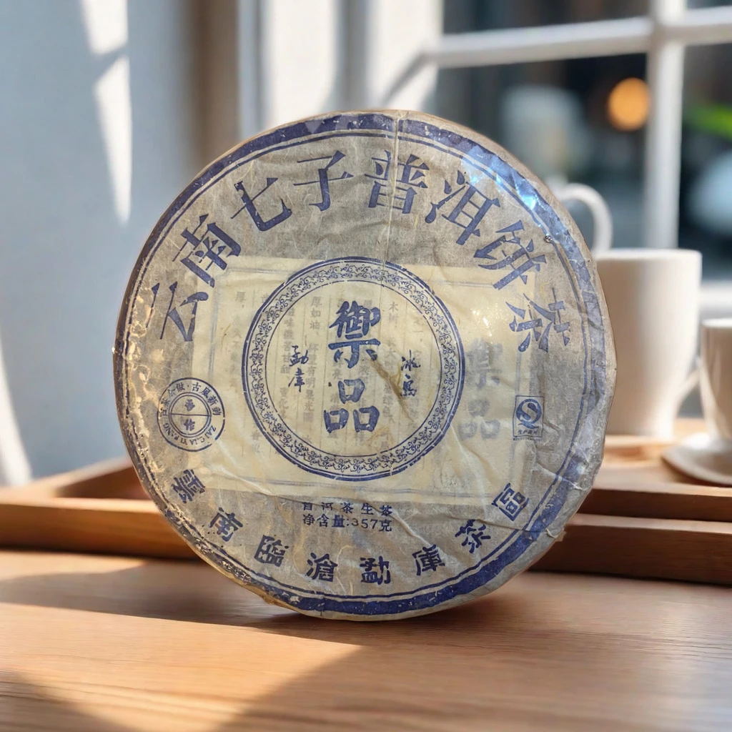 2008年 龙宝茶厂 御品 冰岛 普洱茶生茶 357克