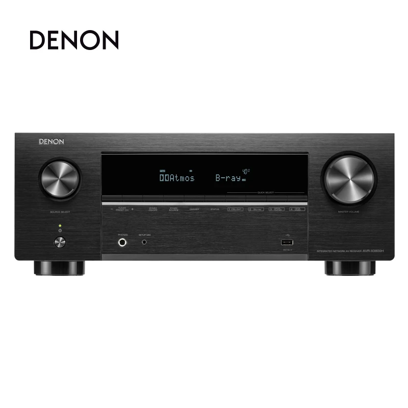 DENON/天龙AVR-X3800H功放机9声道家用杜比全景功放8K