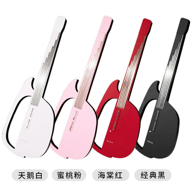 无弦吉他自动挡弹唱一人乐队初学新手电吉他静音伴奏入门 BVR品牌