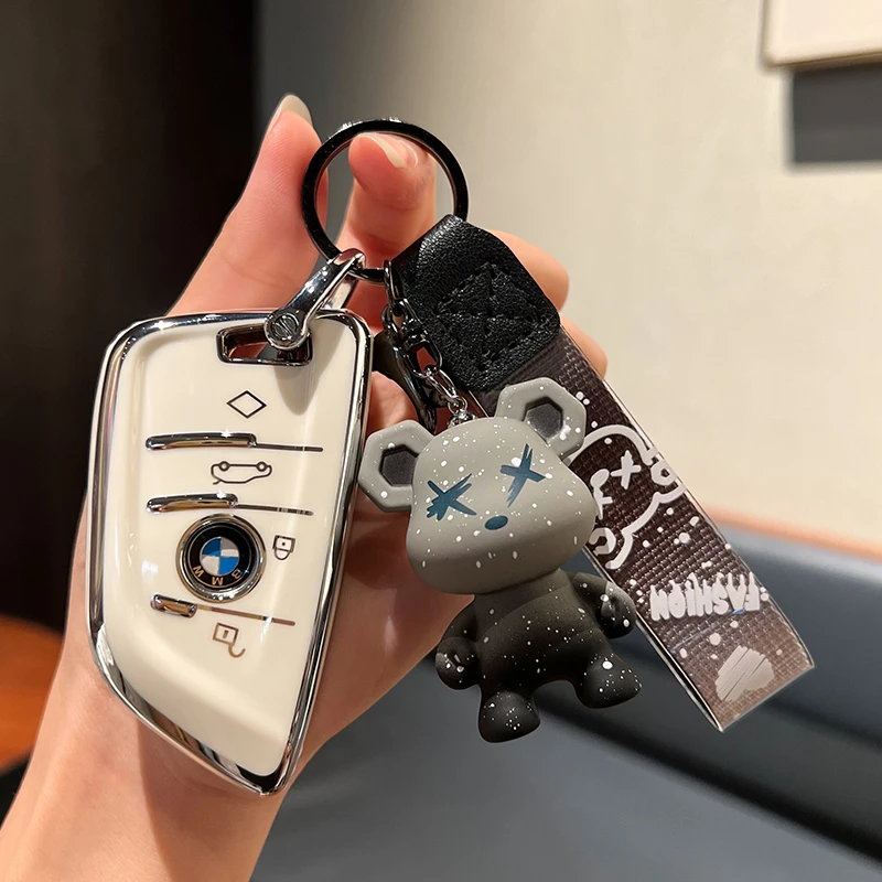宝马5系钥匙套528/530li/X13456车3系325系高档汽车壳扣包