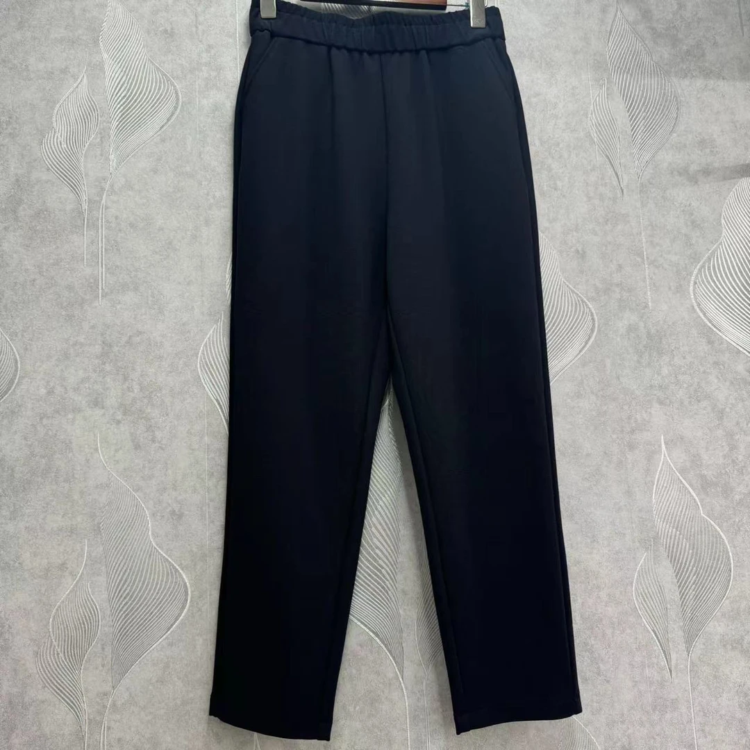 912 秋冬季新款时尚简约显瘦百搭宽松大码女烟管裤