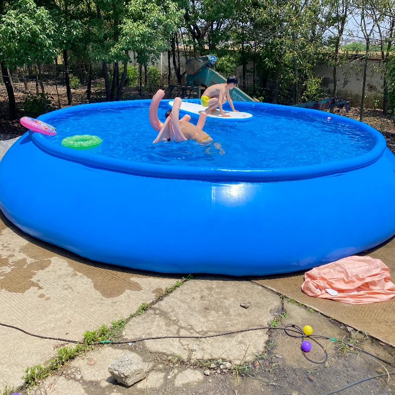 6米无骨游泳池加厚圆形家庭户外泳池超大号大型家用游泳池