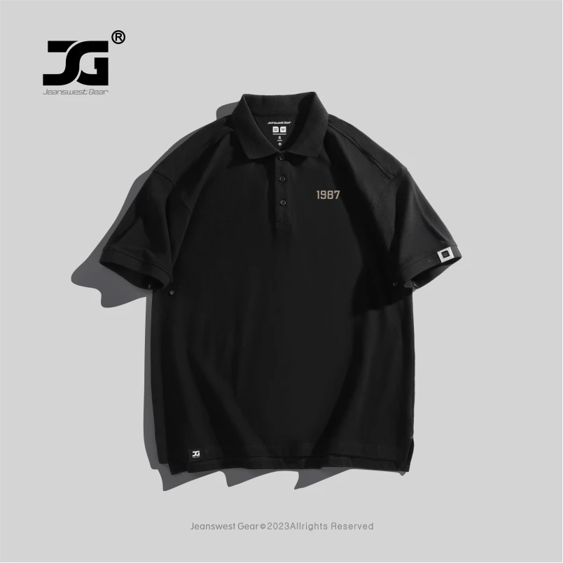 真维斯盖尔大码品牌男女装无性别polo衫短袖潮牌t恤翻领半袖上衣