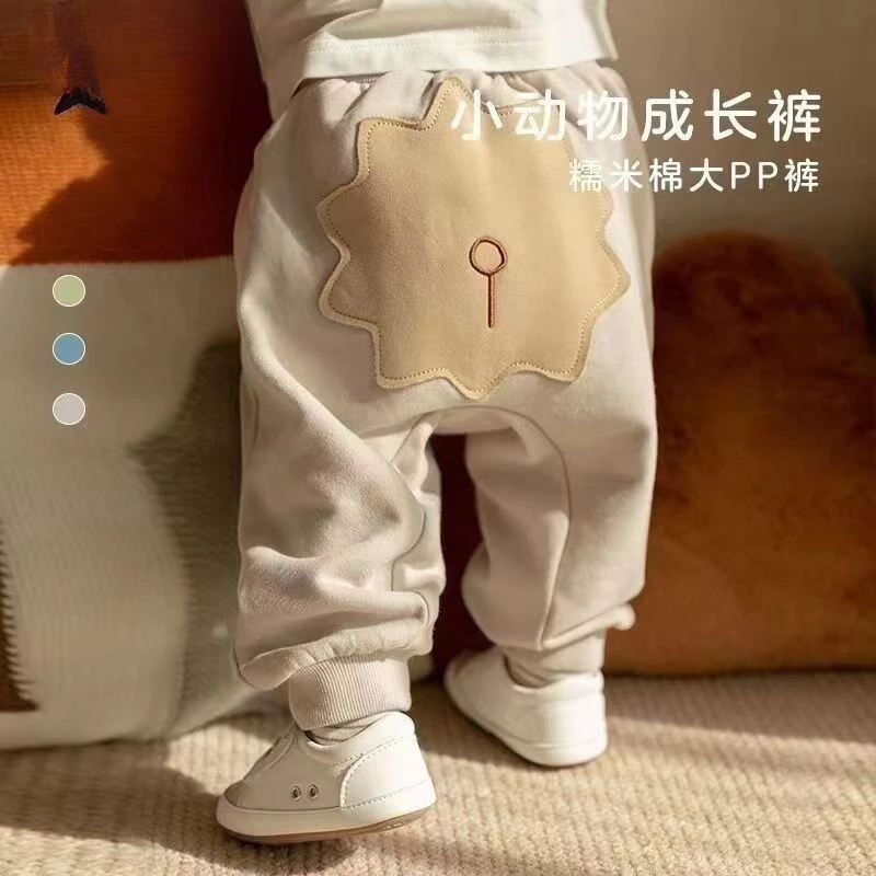 CAMKIDS春秋裤棉质男女大PP裤柔软小童屁屁裤外穿宝宝可爱卡通