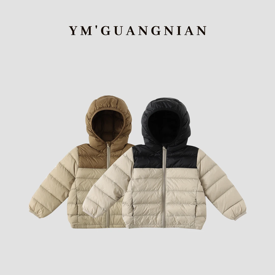 冬季品牌新款鹅绒服洋气冬季外套时尚保暖人类幼崽轻薄J-36002