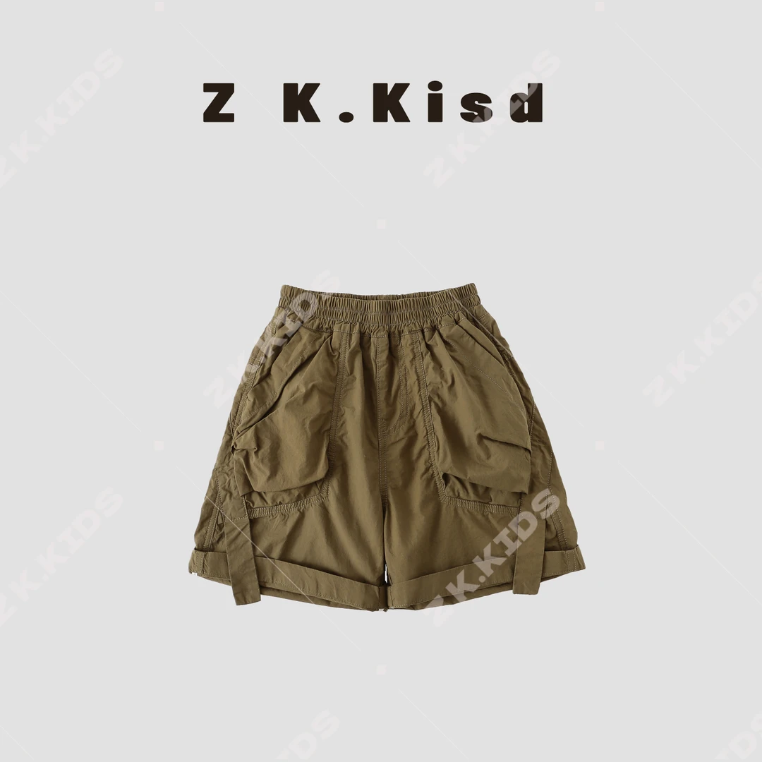 【Z&K】夏季新款休闲裤品牌男童潮流百搭中裤休闲裤zk-622793