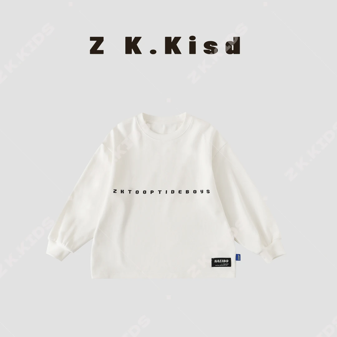 【Z&K】春秋中小童长袖儿童韩版百搭舒适简约长袖卫衣ZK-121207