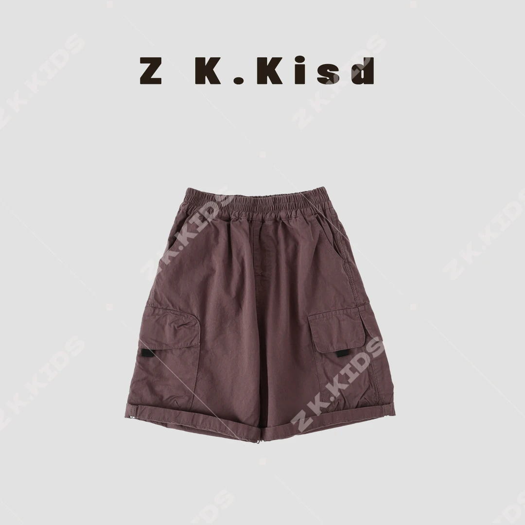 【Z&K】夏季新款休闲裤品牌男童潮流百搭中裤休闲裤zk-622809