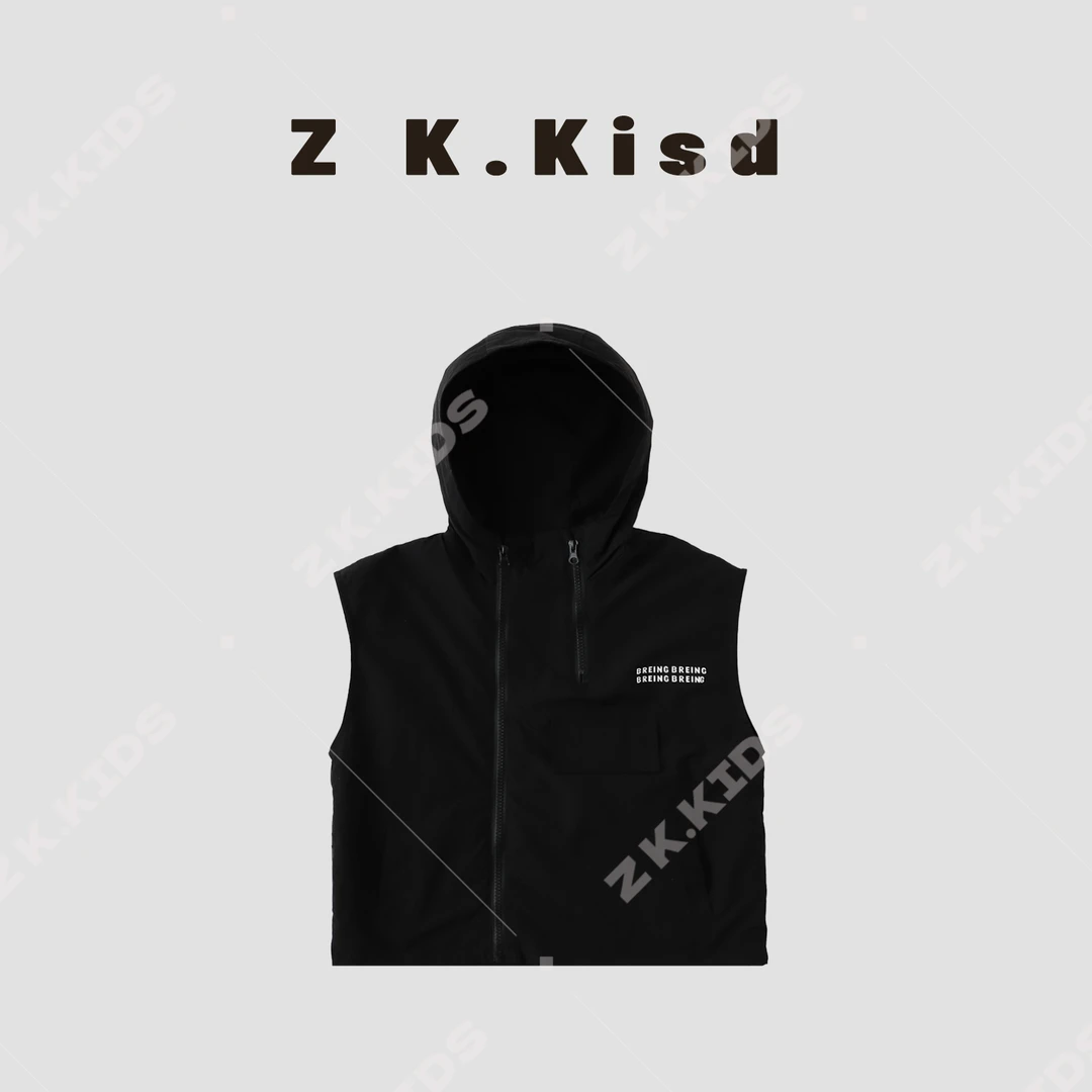 【Z＆K】春夏男童韩版时尚休闲百搭运动休闲户外马夹马甲Zk-322306