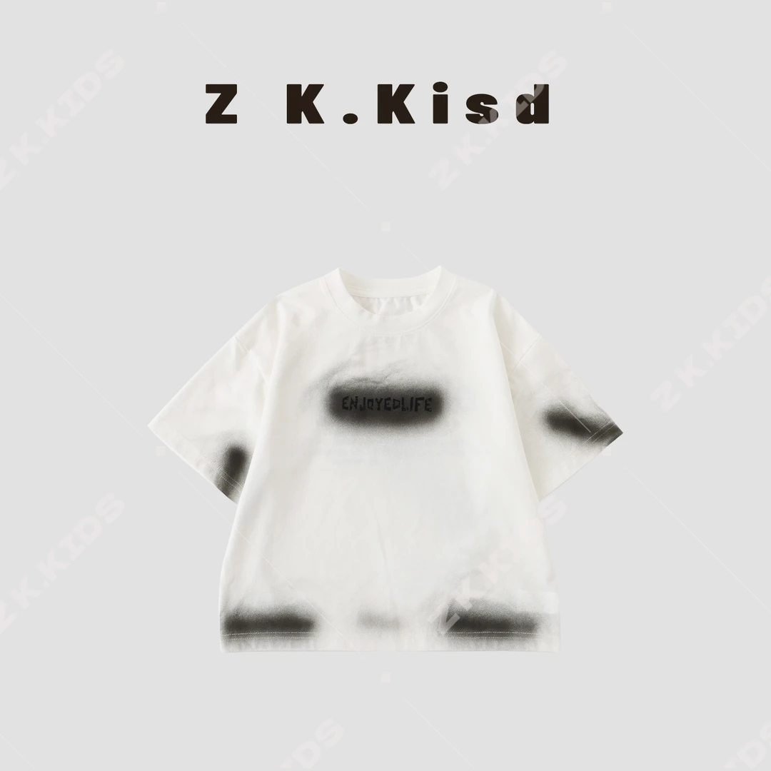 【Z＆K】夏季男童韩版重工高级质感透气吸汗运动T恤ZK-121295