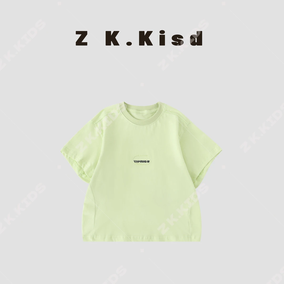 【Z＆K】夏季男童韩版重工高级质感透气吸汗运动T恤ZK-121731