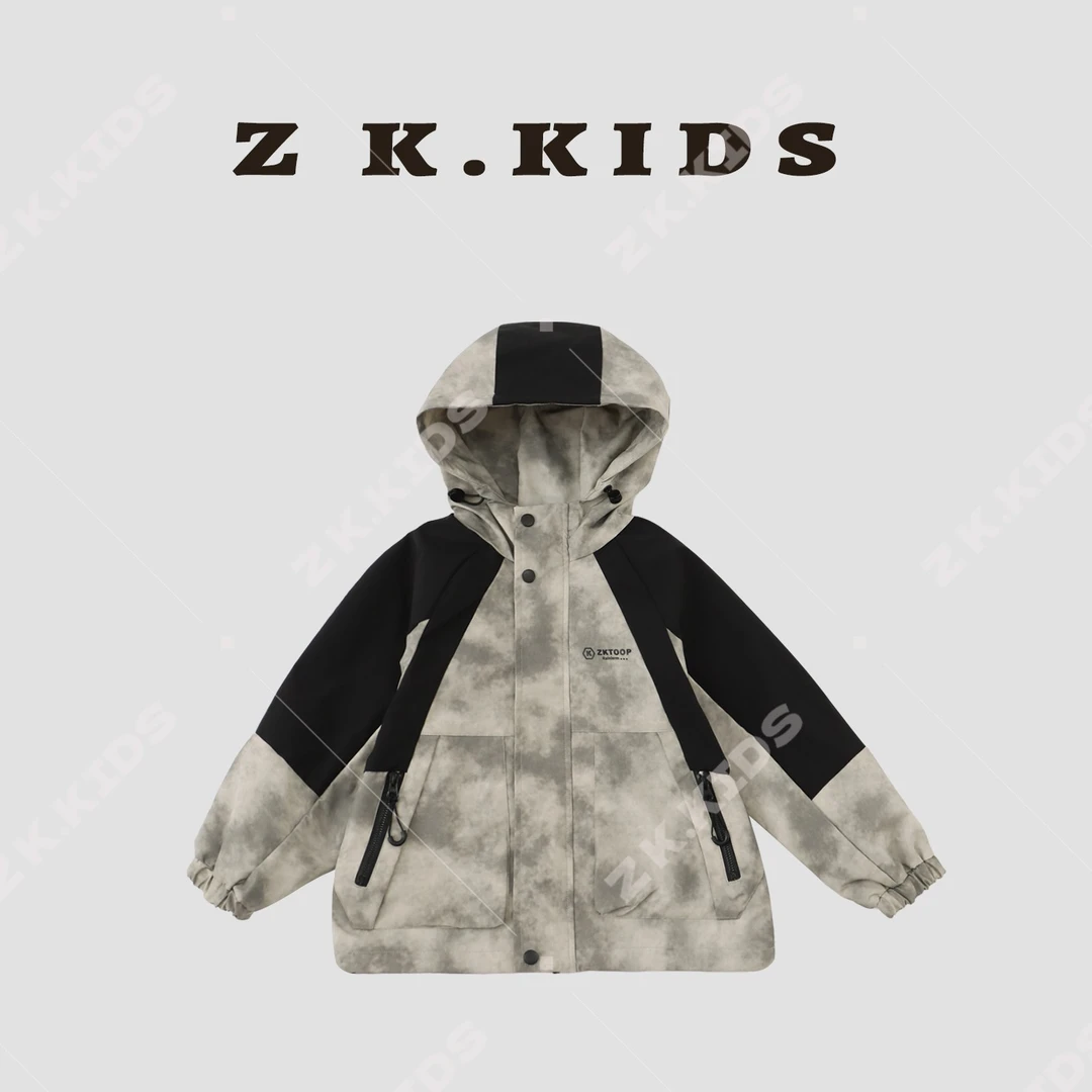 【Z＆K】秋款男童韩系休闲洋气韩版拼色帅气外套ZK-322611