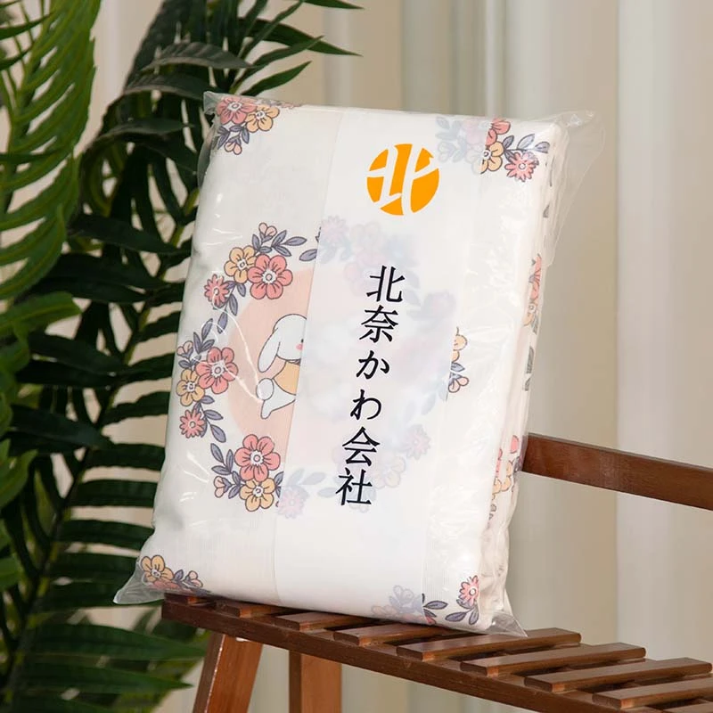 【北奈かわ会社】汉麻加大透气吸汗床单 220*245 拥抱小兔