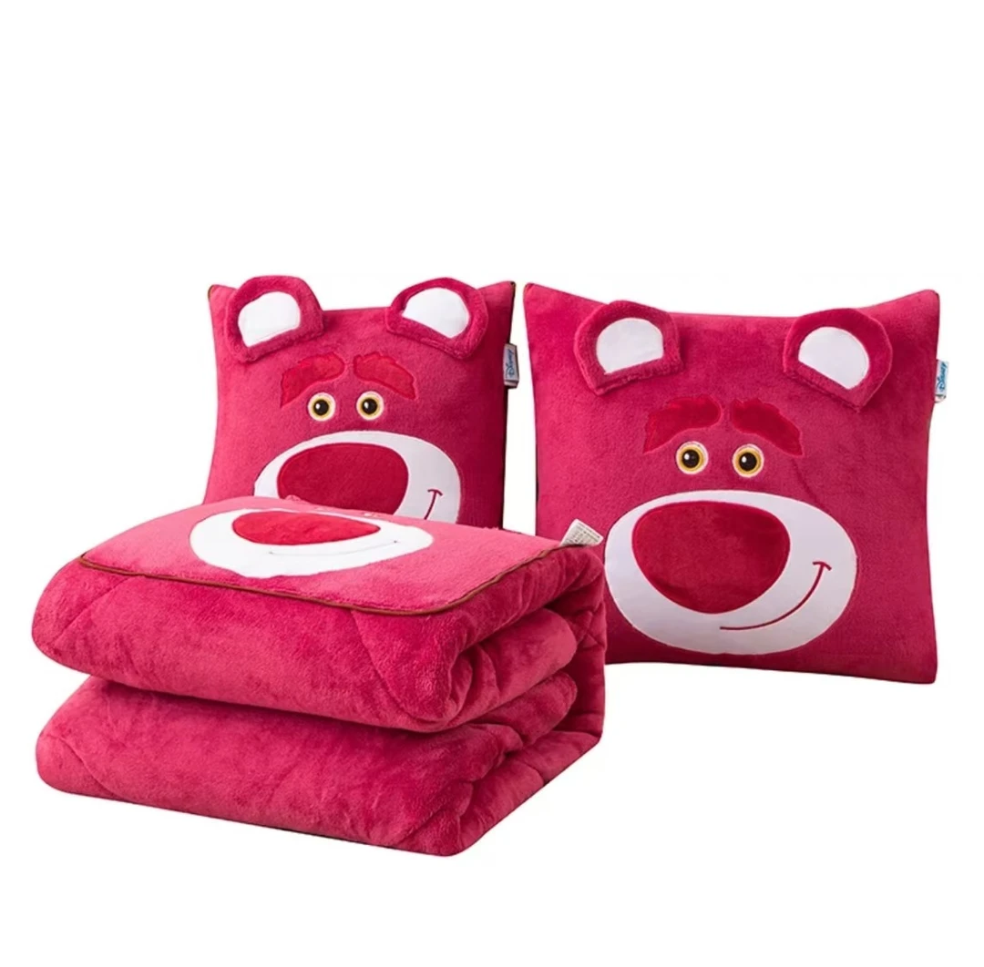 毛线多功能抱枕被40X40抱枕1米x1米5小被子二合一两用