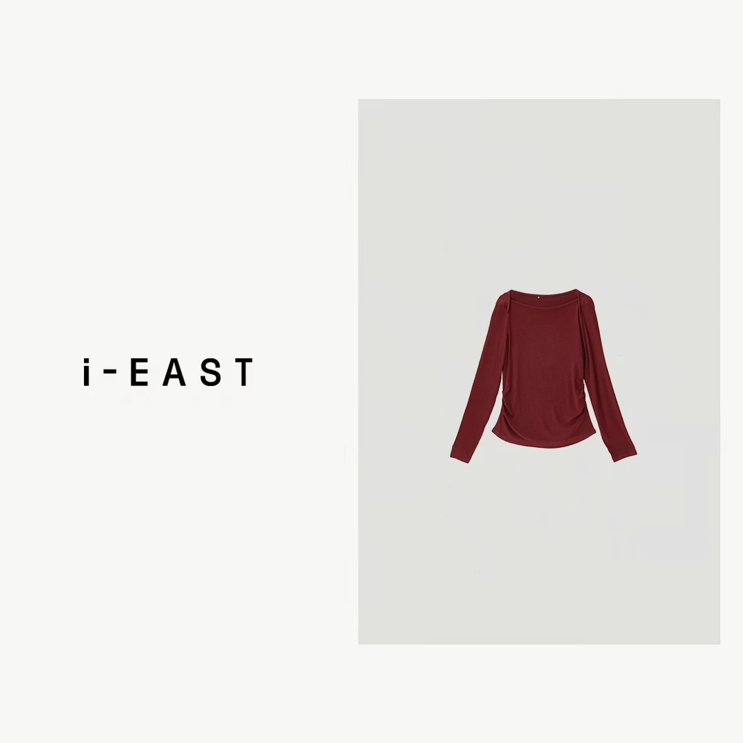 i-EAST 修身百搭~修身超百搭的长袖T恤-4Q SY0253