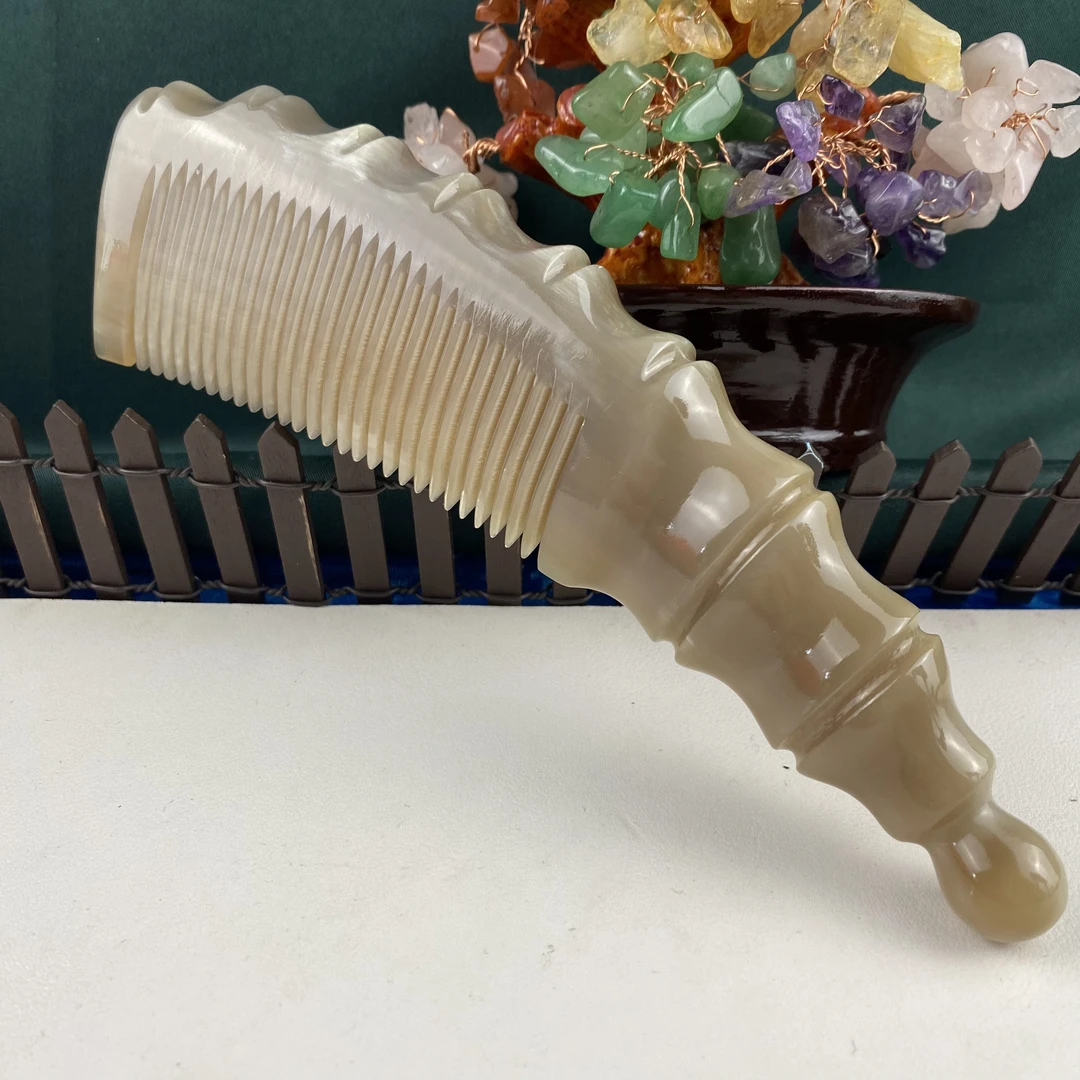 精品大号加厚牛角梳