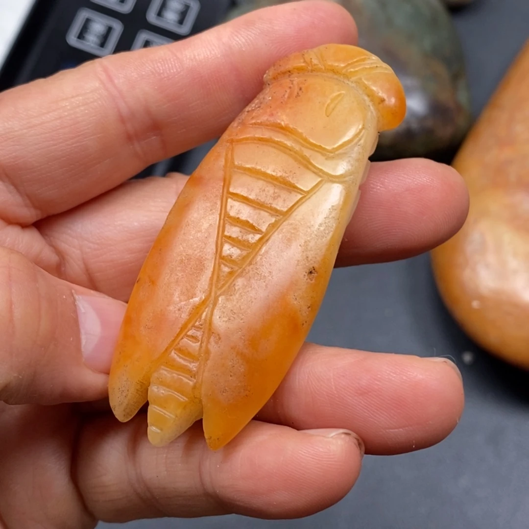 和田玉（糖玉）挂件未镶嵌