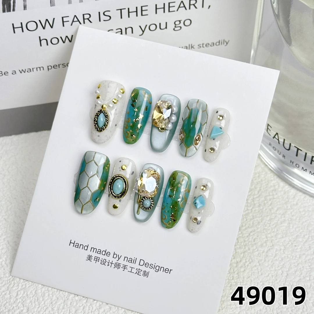 原创：中椭圆 23mm 编号 49019 纯手工穿戴甲