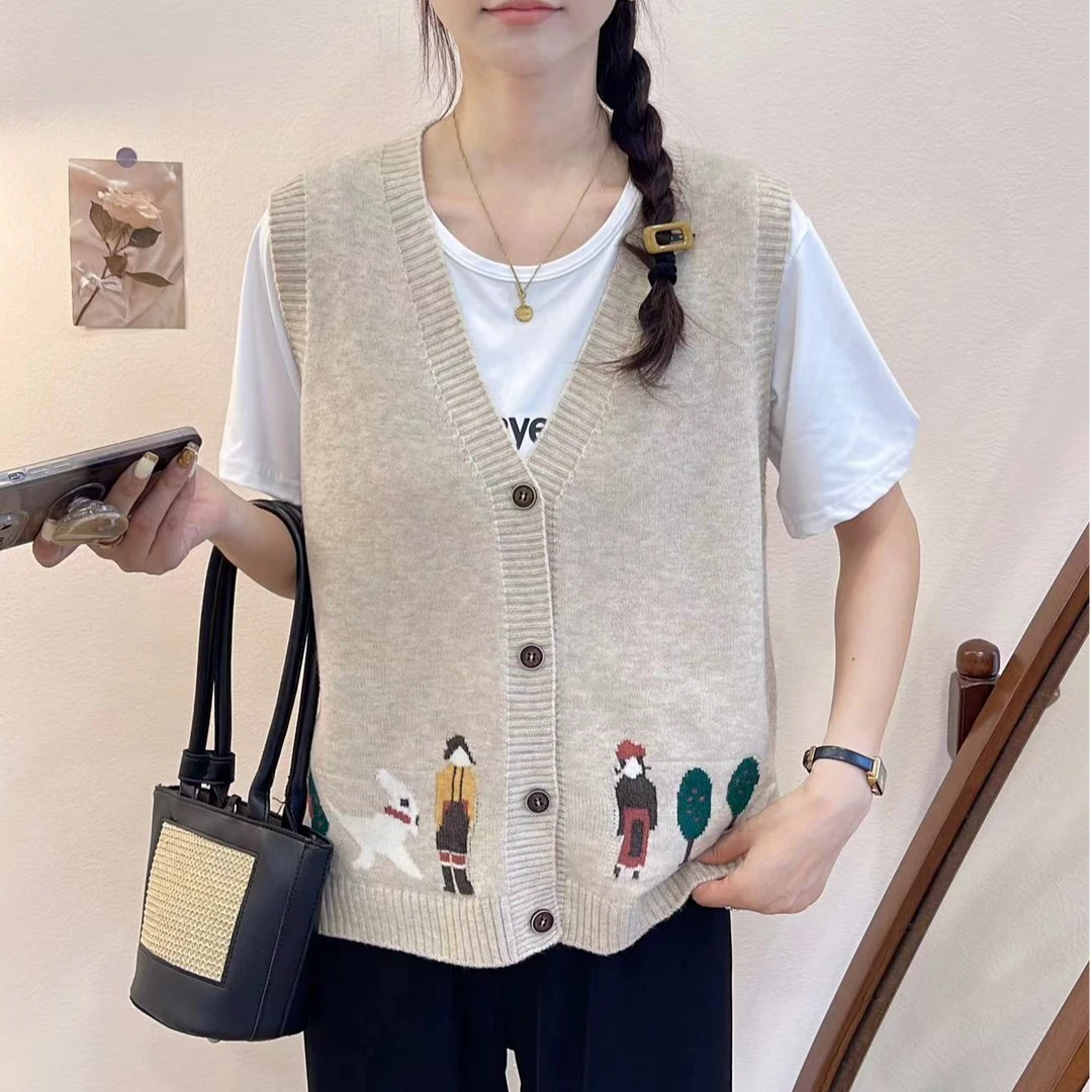 【春秋马甲合集】（101-135号）网红春秋新款休闲针织马甲毛衣百搭