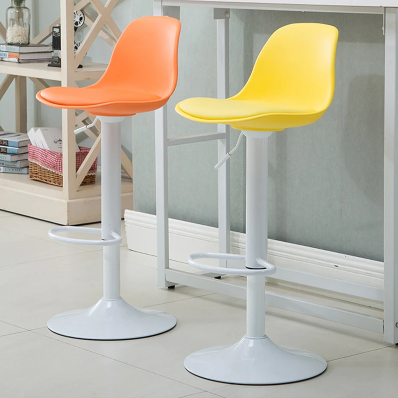 吧台椅轻奢旋转酒吧椅收银台靠背升降椅子家用现代简约高脚凳吧凳