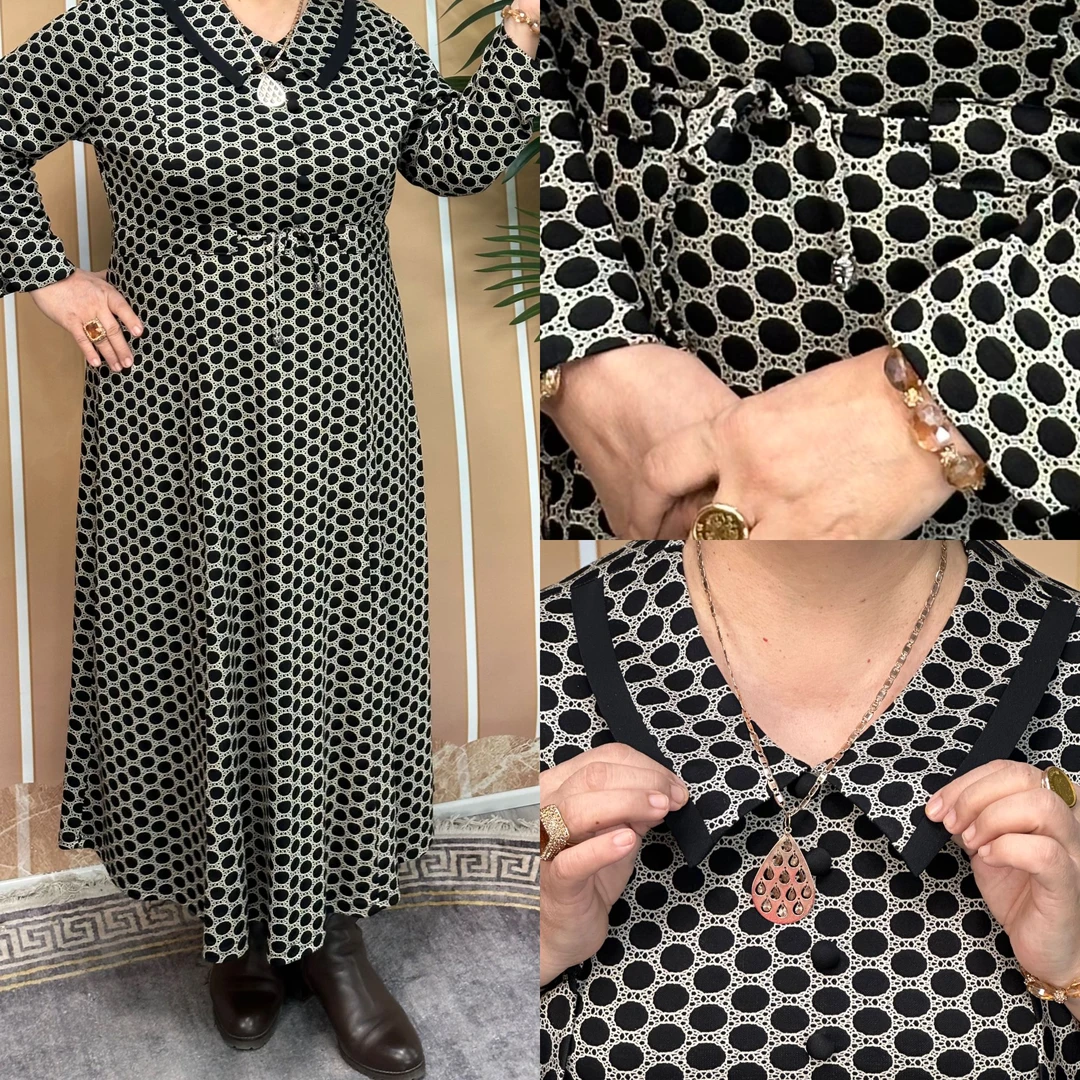 努尔古丽女装店新款大码时尚连衣裙