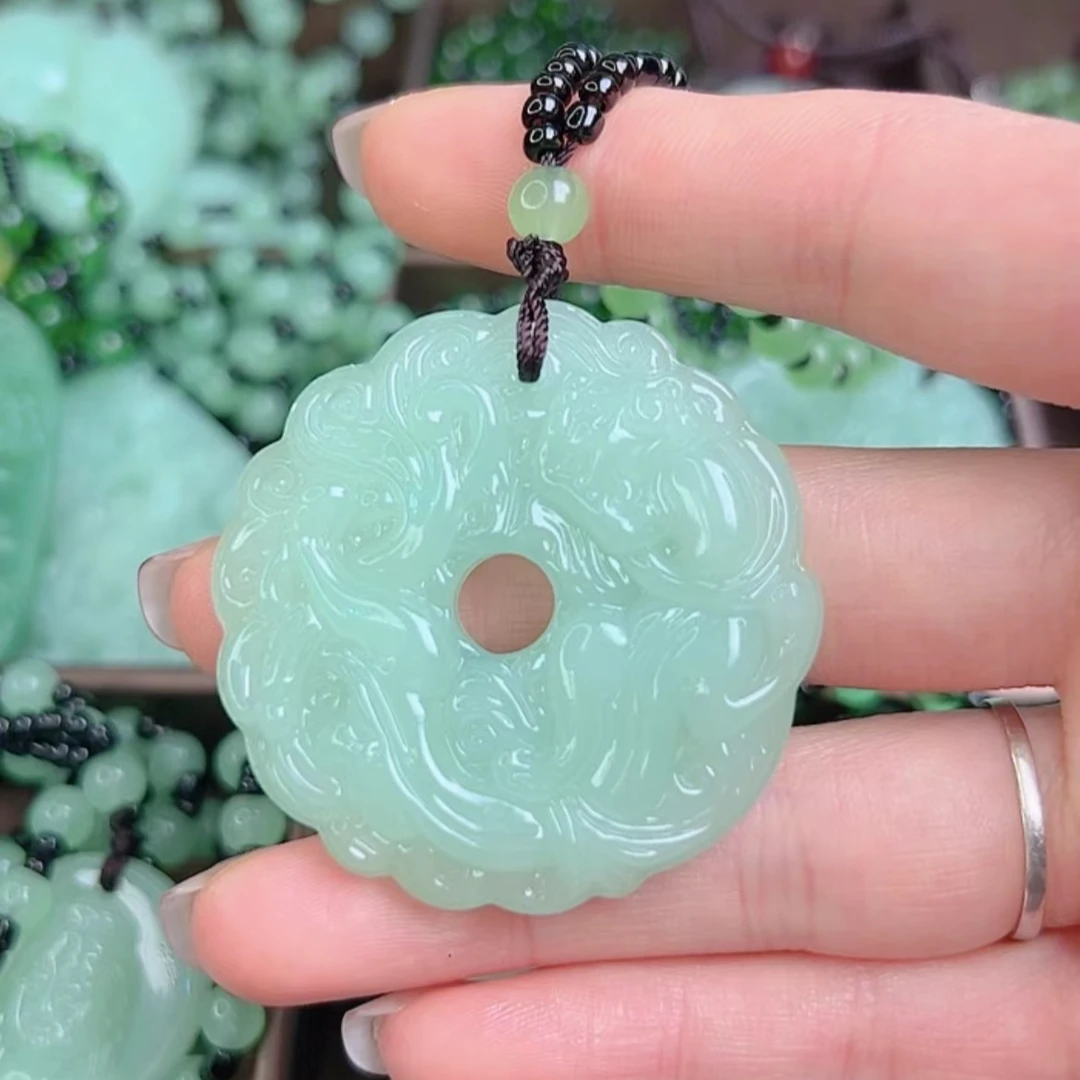 2粉丝福利浅色平安扣吊坠