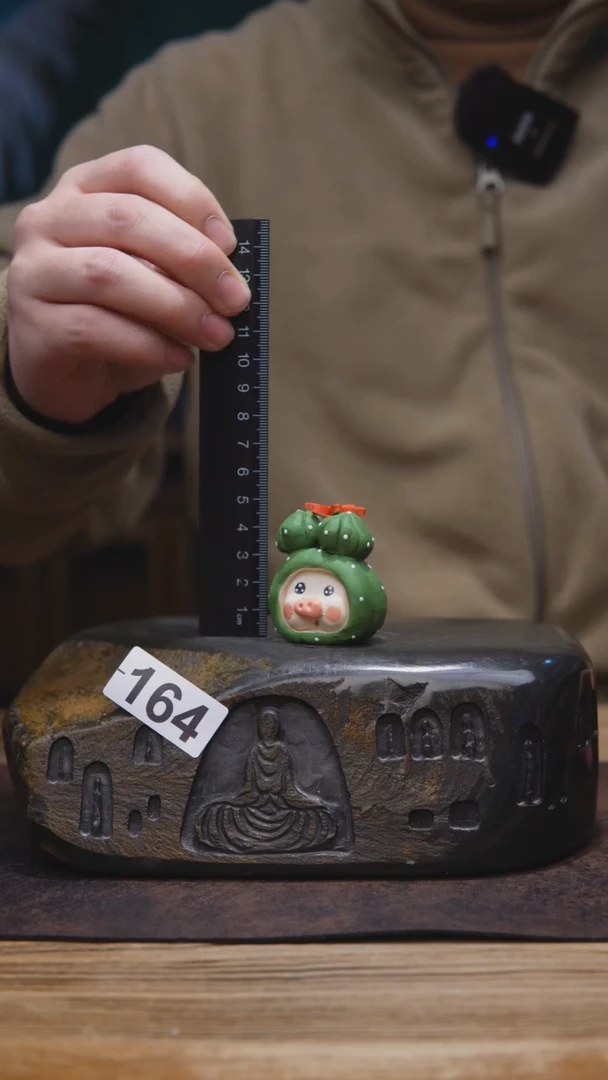 【闪购商品】陶瓷多肉猪头同款164