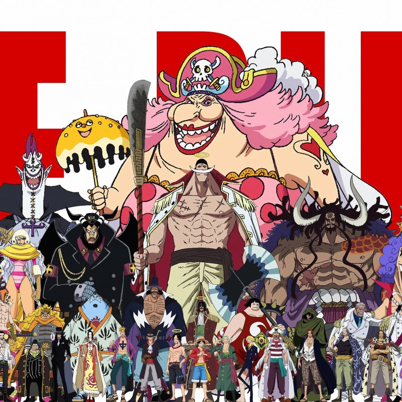 《海贼王C款》挂画海贼大合集3客厅装饰画40*80 i54