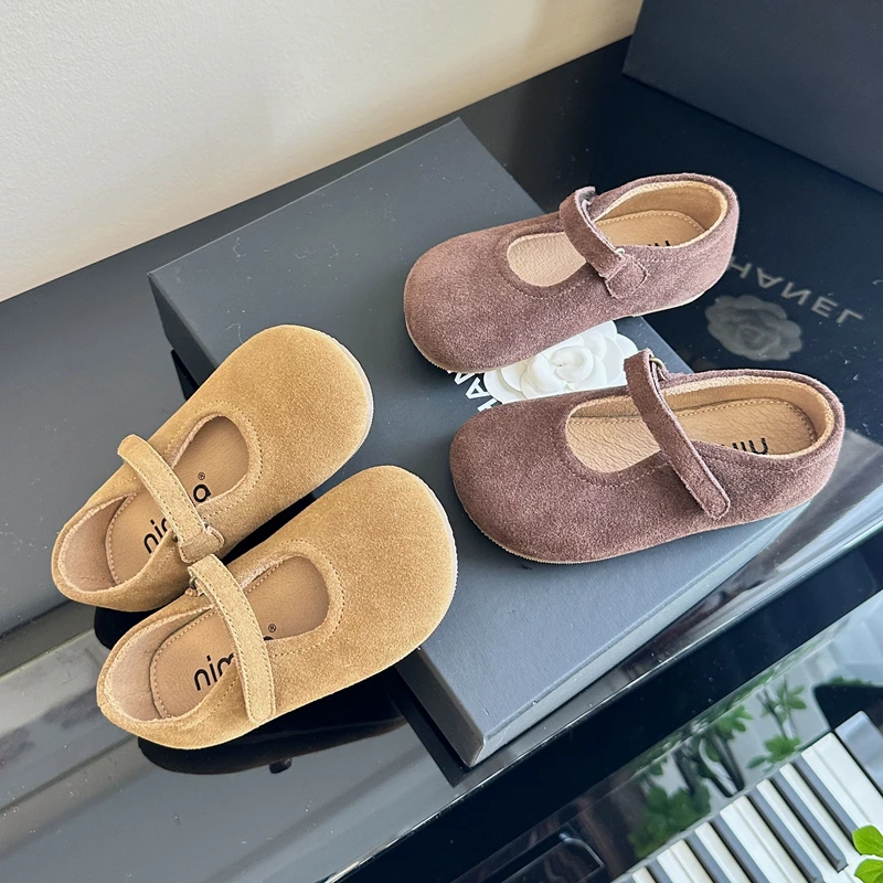 尼米拉【慕斯小姐】玛丽珍秋冬经典童鞋女童小众设计感休闲单鞋