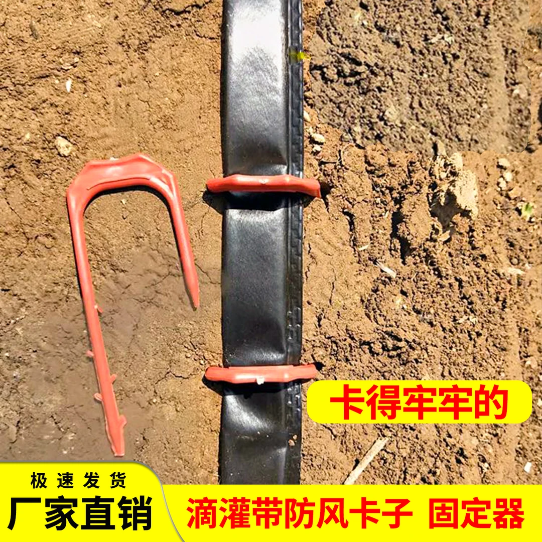 厂家直销设备农用工具滴灌配件大全 正品特价3.5厘米防风固定卡子