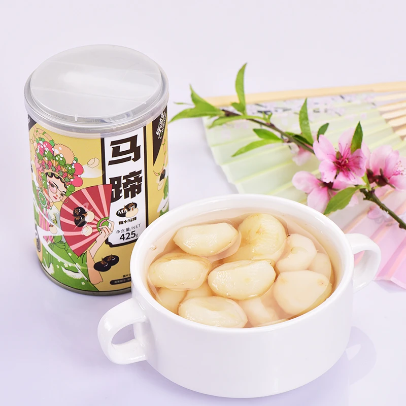 马蹄罐头6罐X425g整箱水果罐头荸荠罐头餐饮零食甜品黄桃砀山特产