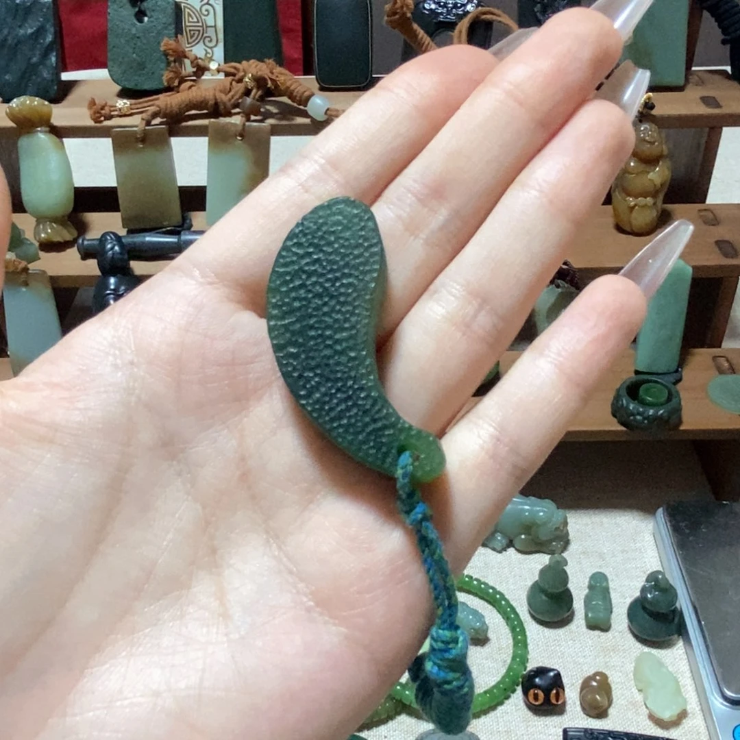 和田玉（糖玉）颈饰未镶嵌桑***o