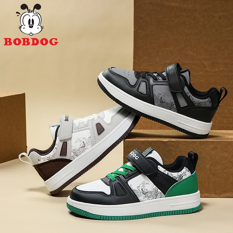 巴布豆童鞋儿童板鞋2024秋冬新款防水aj鞋男童鞋子上线秋款运动鞋