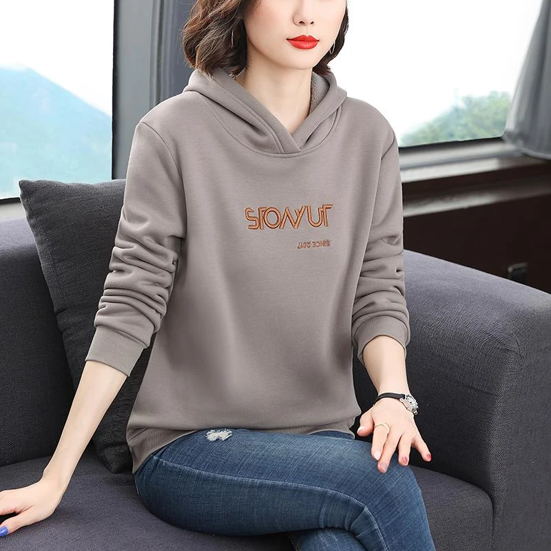 卫衣连帽女2025年新款春季薄款宽松休闲上衣女士百搭时尚外套潮Z