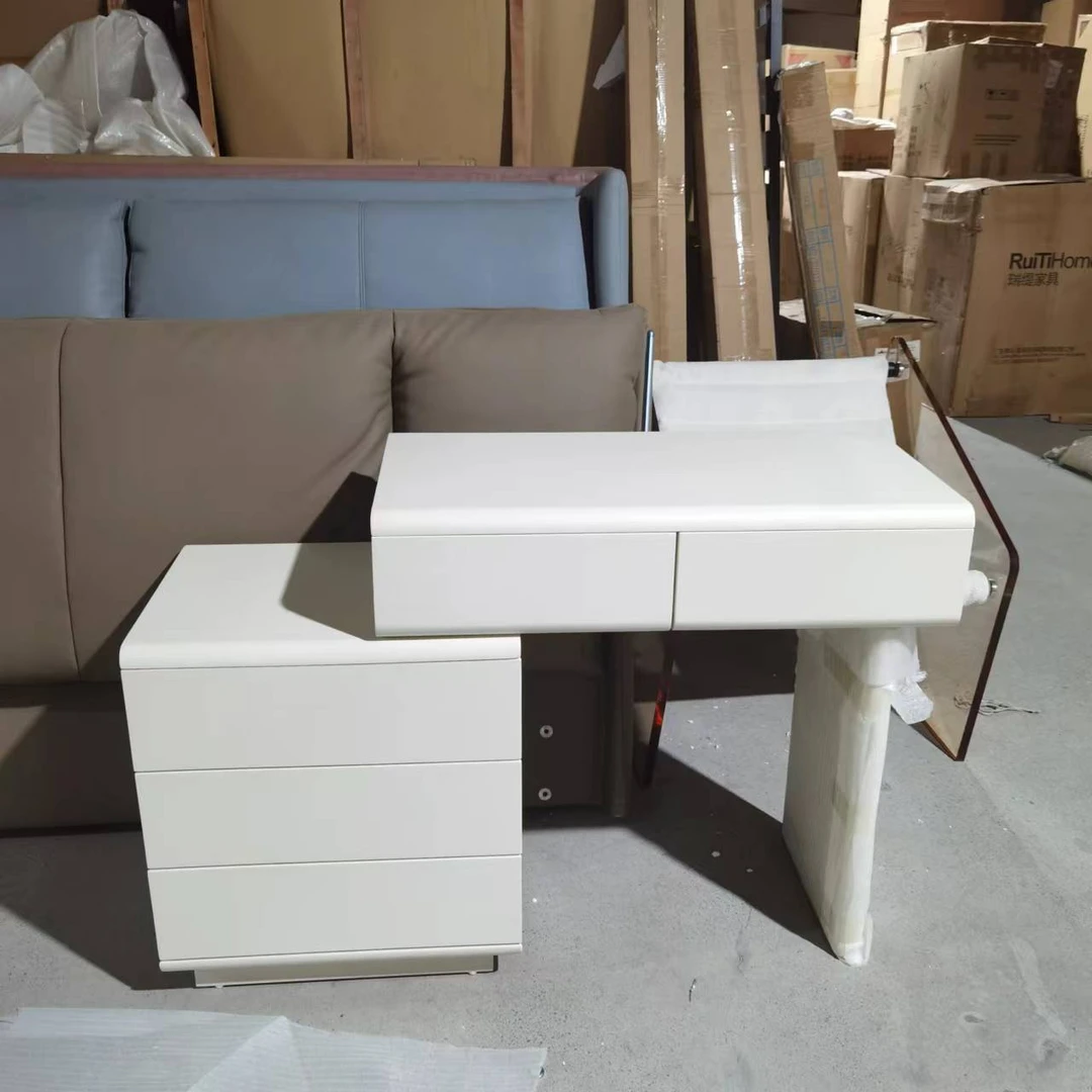 2403白色组合简约妆台