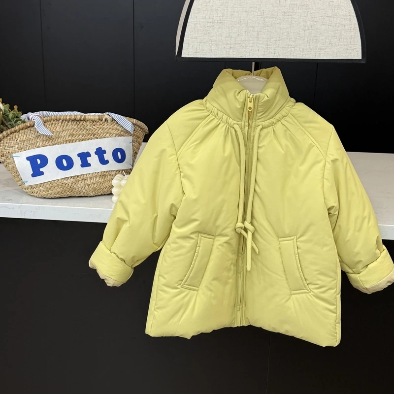 现货leomama【释放多巴胺】儿童装冬季棉服女童外套棉袄中大童棉衣