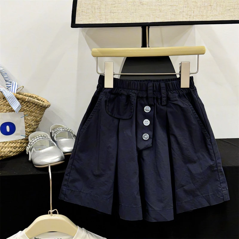 【蔚蓝假日】童装女童短裤夏季新款儿童韩版休闲裤宝宝百搭裤