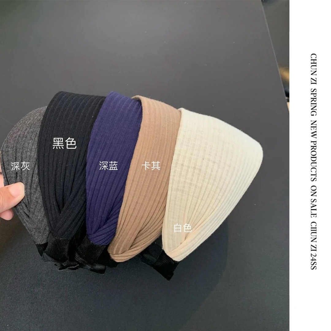 【CHUN ZI】【天生“高颅顶”】高颅顶神器加宽坑条发箍法式宽边发箍