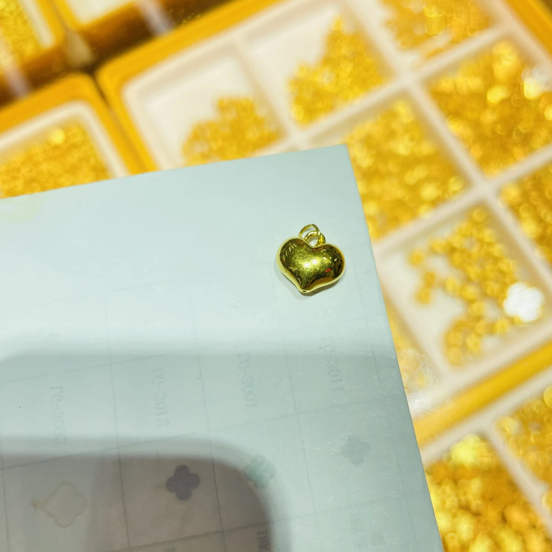 【旺旺专享】足金饰品 CY 光面爱心 164026