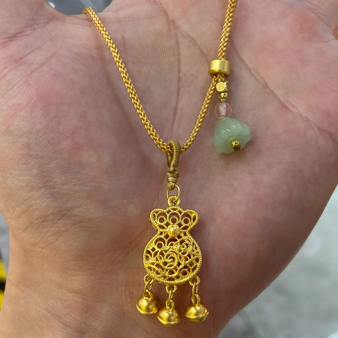 【旺旺专享】足金饰品 CY 花丝福袋 赠编绳 157127
