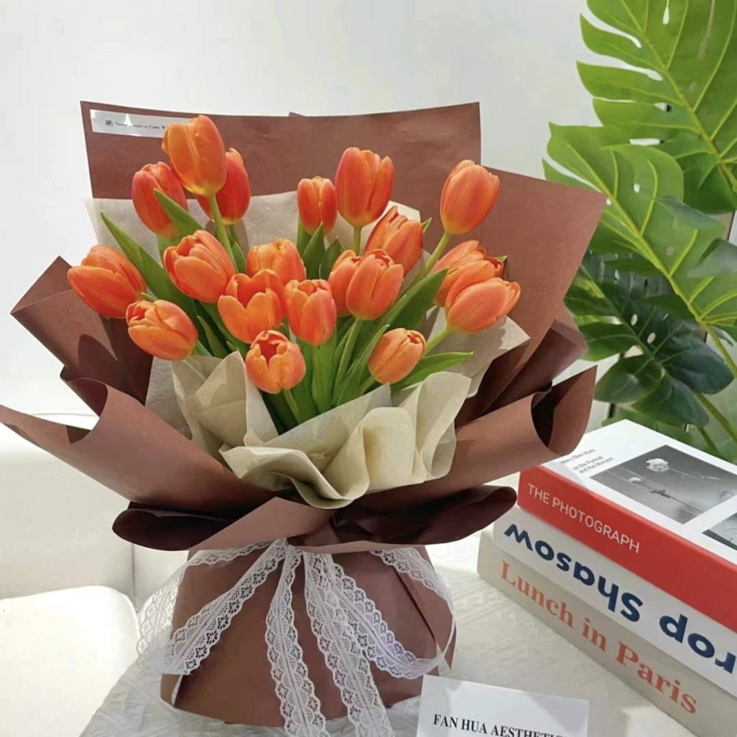 鲜切花（真爱）漂亮养护叶子郁金香东北基地直发顺丰包邮