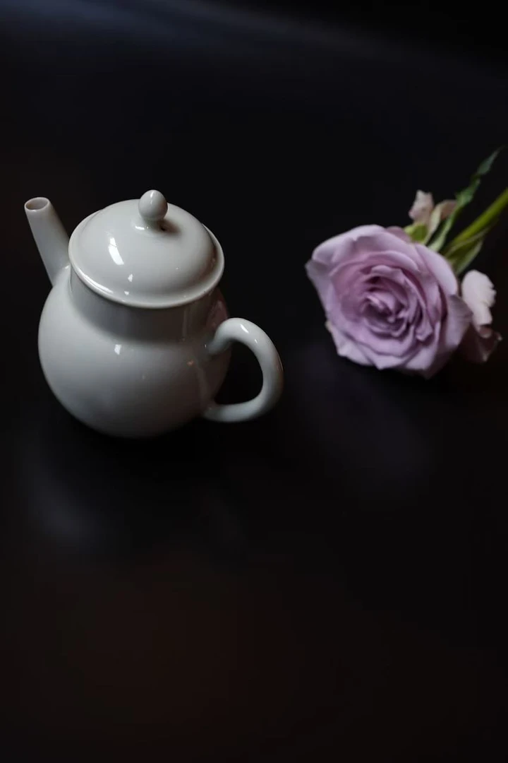 庄老师德化水平壶白瓷壶柴烧泡茶壶茶道象牙白陶瓷茶具满容100cc