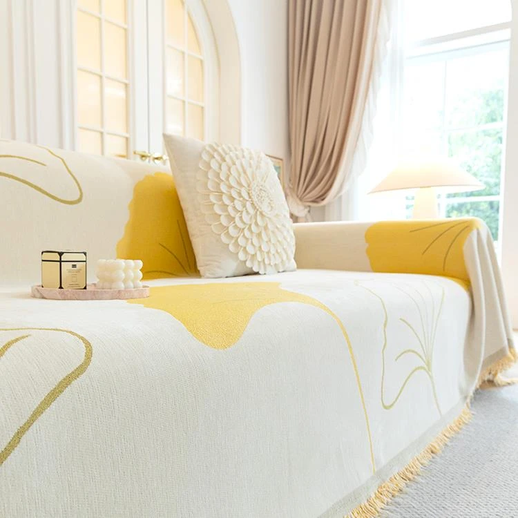 ins风防猫抓沙发巾现代简约沙发套罩万能全包四季通用靠背盖布毯