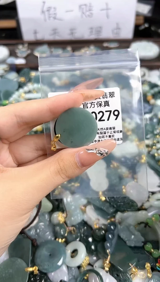 【闪购商品】翡翠颈饰未镶嵌默认配绳279